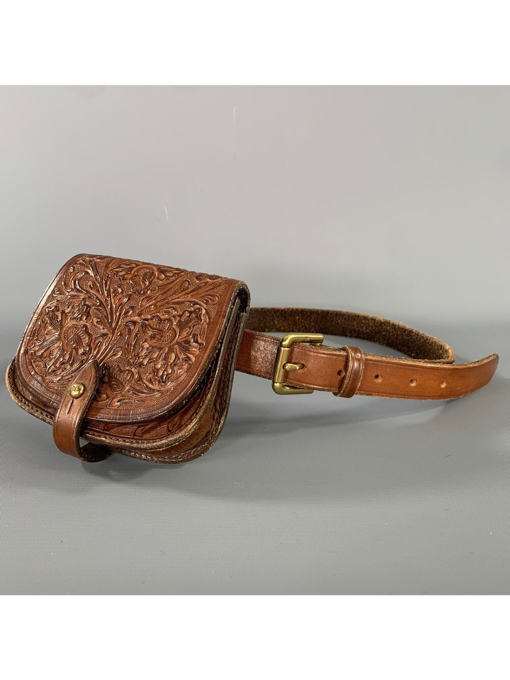 RALPH LAUREN Brown Leather Fanny Pack Bags & Leather Goods - Picture 1 of 10